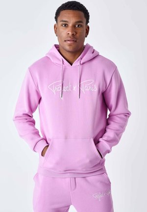 À SIGNATURE - Felpa con cappuccio - rose flamant   blanc cassé