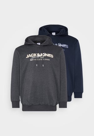 JJALVIS HOOD 2 PACK - Sweatshirt - navy/black