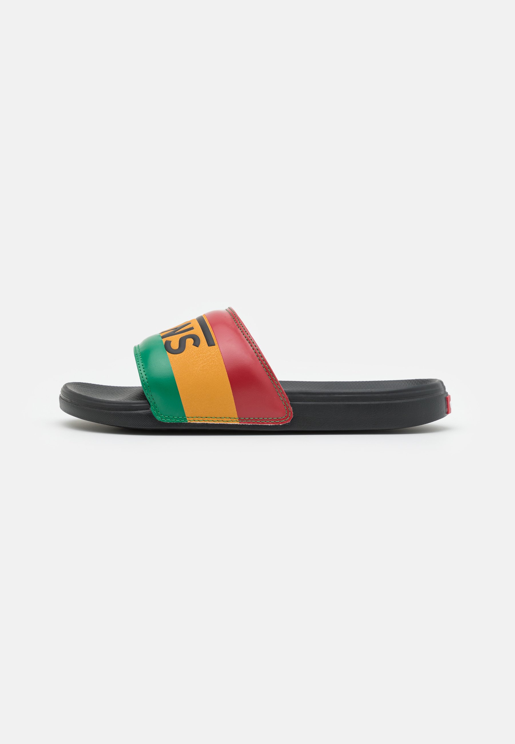 Vans MN COSTA SLIDE-ON UNISEX - Sandalias rasta black/verde - Zalando.es