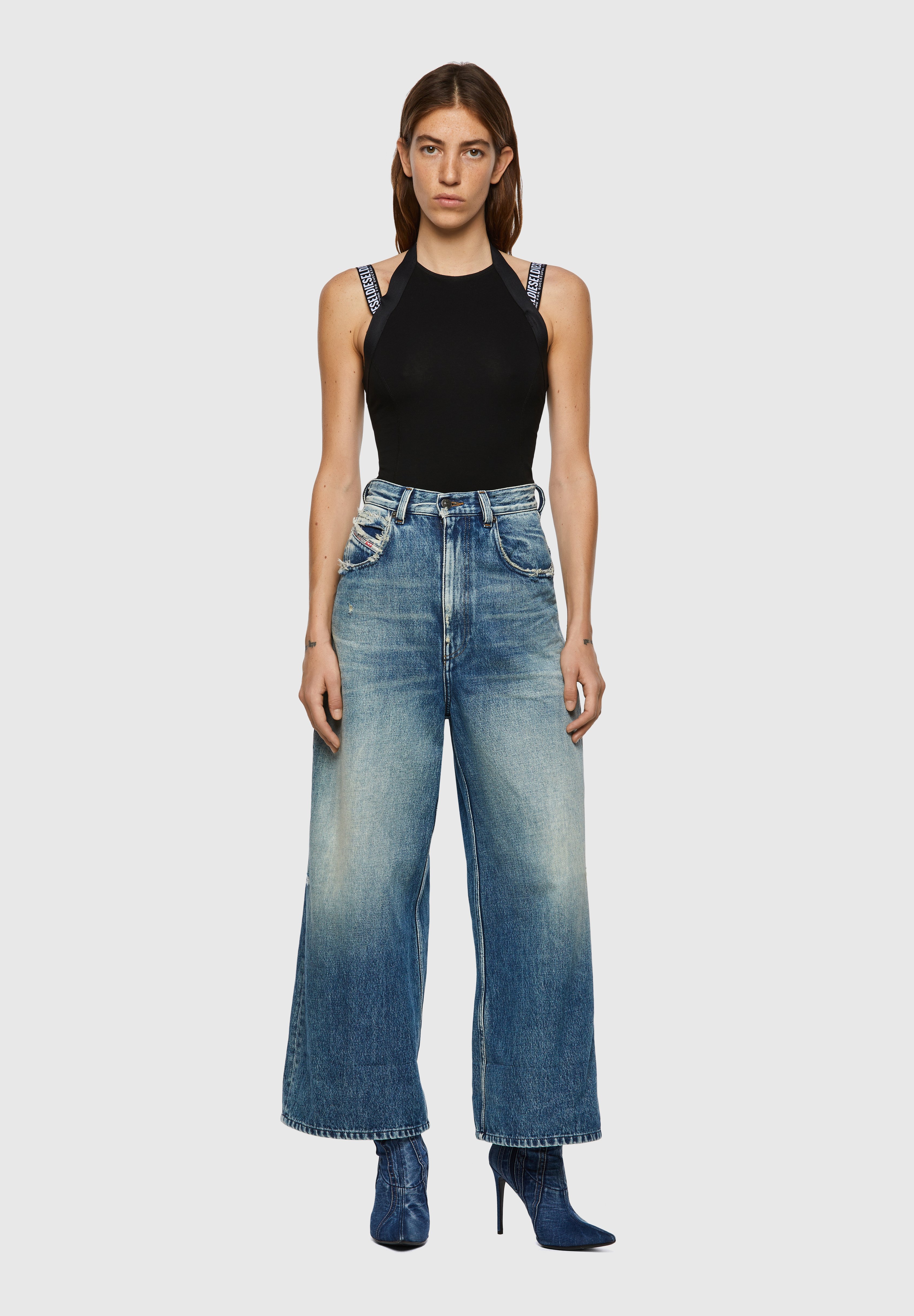 Diesel Jeans a zampa - medium blue/blu - Zalando.it