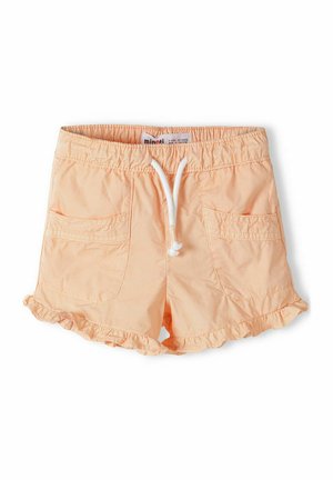 ELASTICATED WAIST WITH FRILLED HEM - Shorts - orange