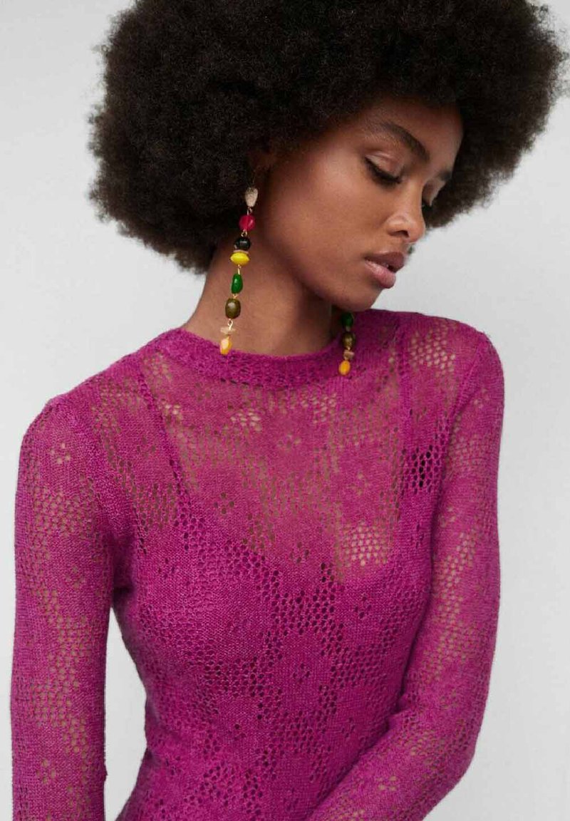 Mango MARGARIT - Robe longue - fuchsia/rose - ZALANDO.FR