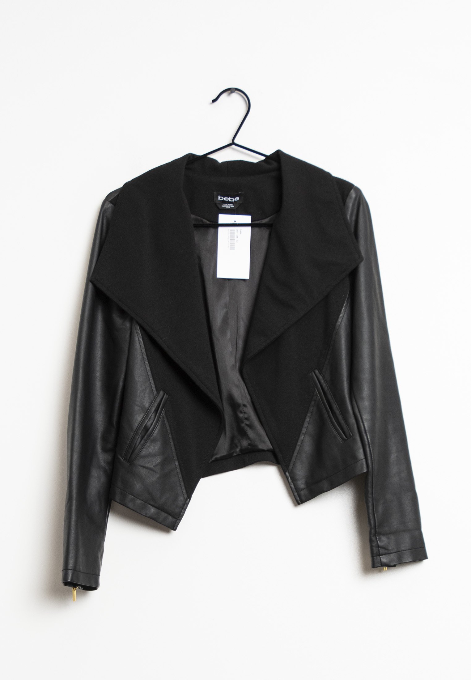 Bebe Veste En Similicuir Black Noir Zalando Fr