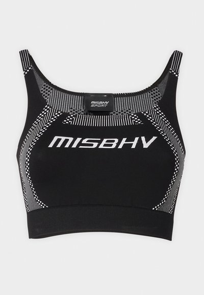MISBHV TOP - Topper - black/white