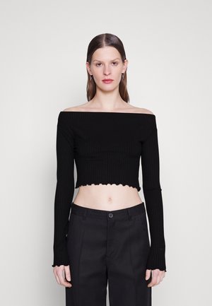 Won Hundred IVANNA - Tops ar garām piedurknēm - black