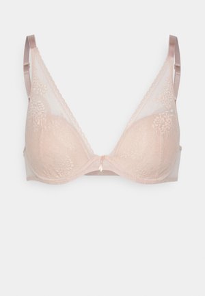 MADDIE-PLUNGE T-SHIRT BRA - Trojúhelníková podprsenka - soft pink