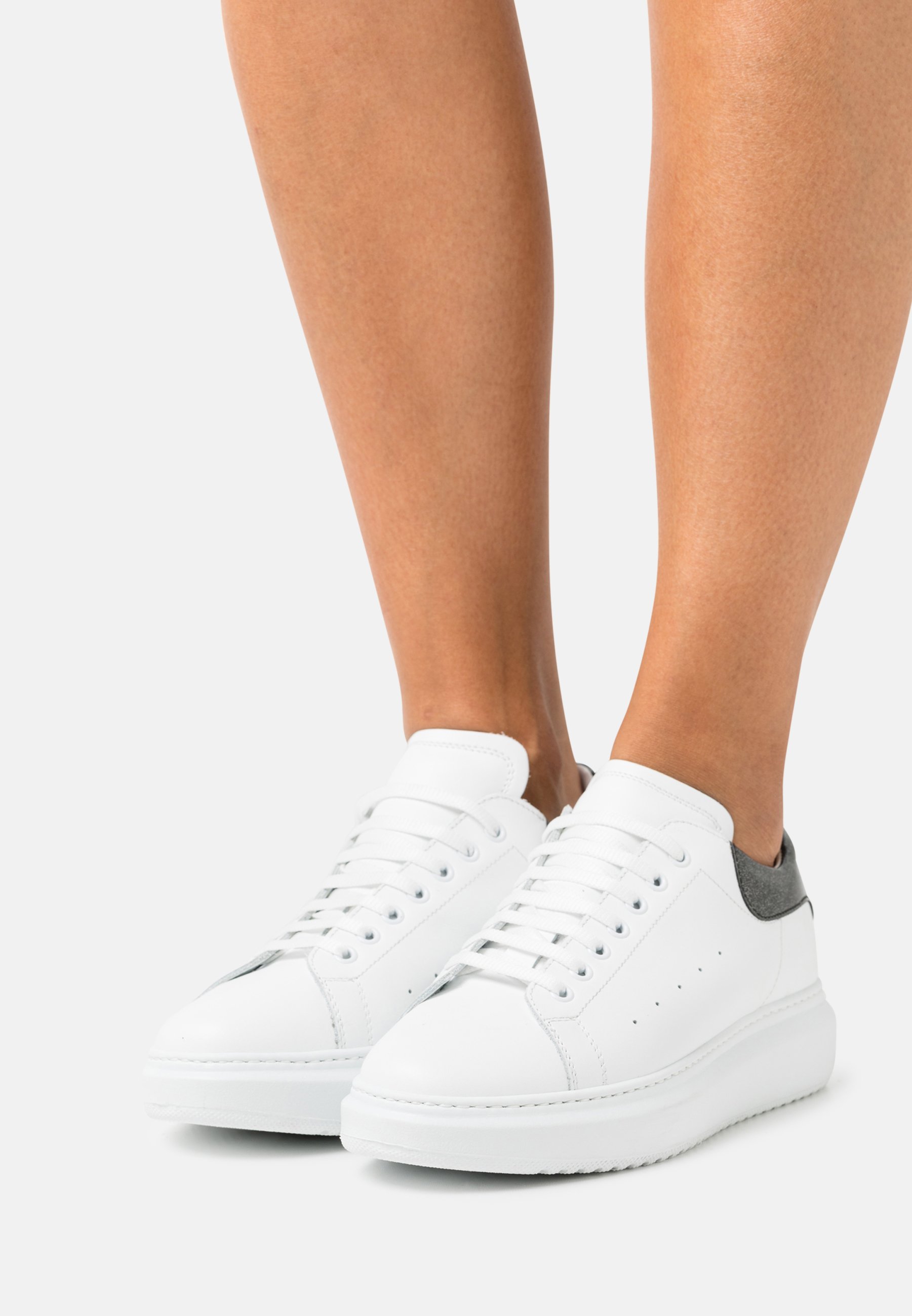 Noclaim Sneakers laag - bianco/glass nero/wit - Zalando.nl
