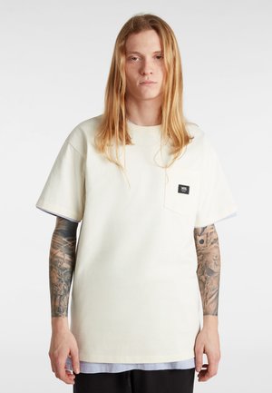 Vans OFF THE WALL II POCKET  - T-Shirt basic - antique white