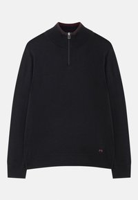 SWEATER ZIP NECK - Pullover - blue