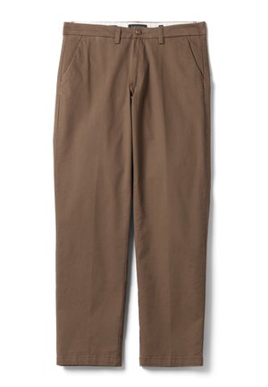 PIOMBO, REGULAR-FITCHINO TROUSERS - Pantalones chinos - light brown