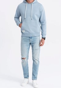 Ombre Jersey con capucha - blue