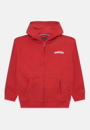 ZIP THROUGH HOODIE - Φούτερ με φερμουάρ - terracotta red