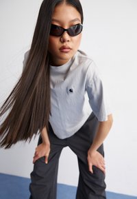 Carhartt WIP NELSON - T-shirts basic - sonic silver