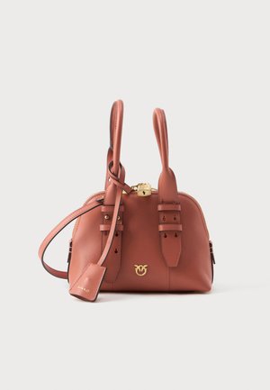BOWLING BAG ZIP - Borsa a tracolla - marrone aragona/matt gold-coloured