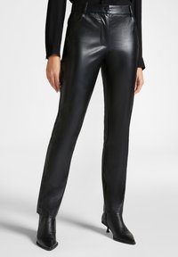 Elena Mirò PANTALONI IN TESSUTO LUCIDO - Pantaloni - nero