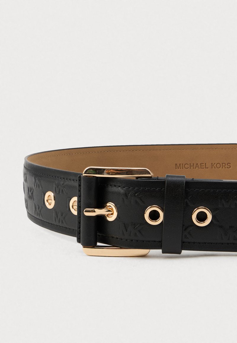 MICHAEL Michael Kors DEBOSSED LOGO BELT Ceinture black/gold