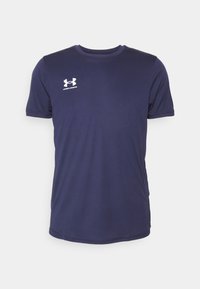 TRAIN - Sport T-shirt - midnight navy/white