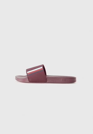 CORPORATE - Papuci înot - deep burgundy