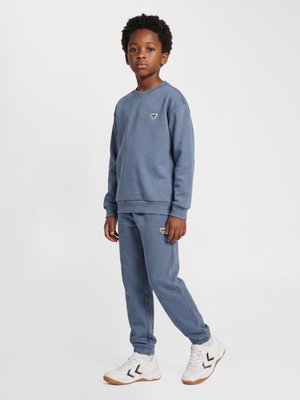 Hummel, UNISEX - Tracksuit bottoms - flint stone