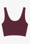 Reggiseno sportivo con sostegno medio - bordeaux