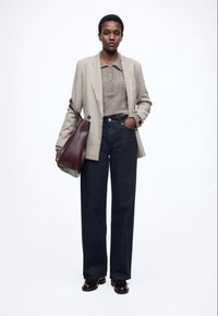 Marc O'Polo DENIM TOMMA, DENIM TROUSERS, HIGH WAIST, WIDE LEG - Džinsi ar platām starām - dark blue_multi_45
