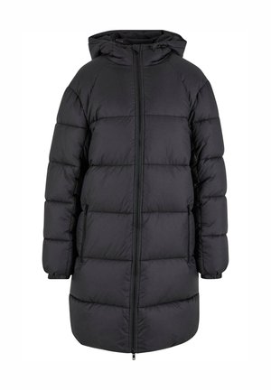 Urban Classics LONG PUFFER - Winter coat - black