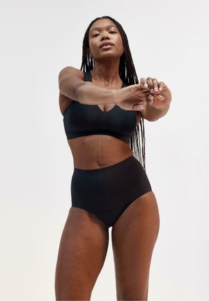 WITH MEDIUM ABSORBENCY HIGH WAIST - Mutande mestruali - black