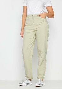 Long Tall Sally - MOM - Straight leg jeans - cream Miniatuurafbeelding 1