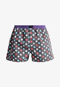 Boxer Unabux Dino Universe Negro - Algodón 100% - Cintura Amarilla - Diseño De Dinosaurio Espacial - Talla M