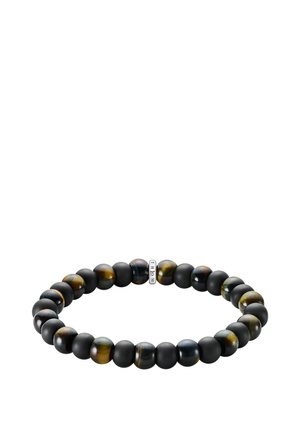 Armband - silberfarben/schwarz/blau/braun