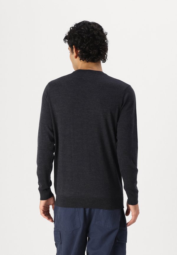 CREW NECK  - Jumper - charcoal3