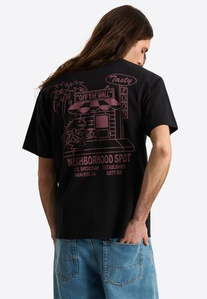 Vans, FOOD SPOT. - Camiseta estampada - black