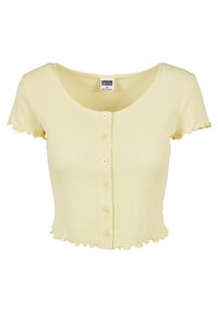 CROPPED  - Kardigan - soft yellow