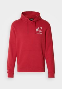 Scotch & Soda REGULAR FIT FRONT AND BACK ARTWORK HOODIE - Hoodie - roadside red