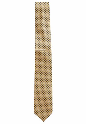 PATTERN CLIP SLIM FIT - Corbata - yellow blue