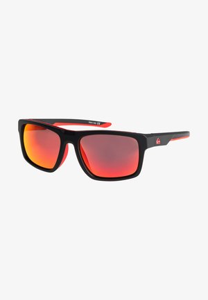 BLENDER - Sunglasses - matt black/ml red