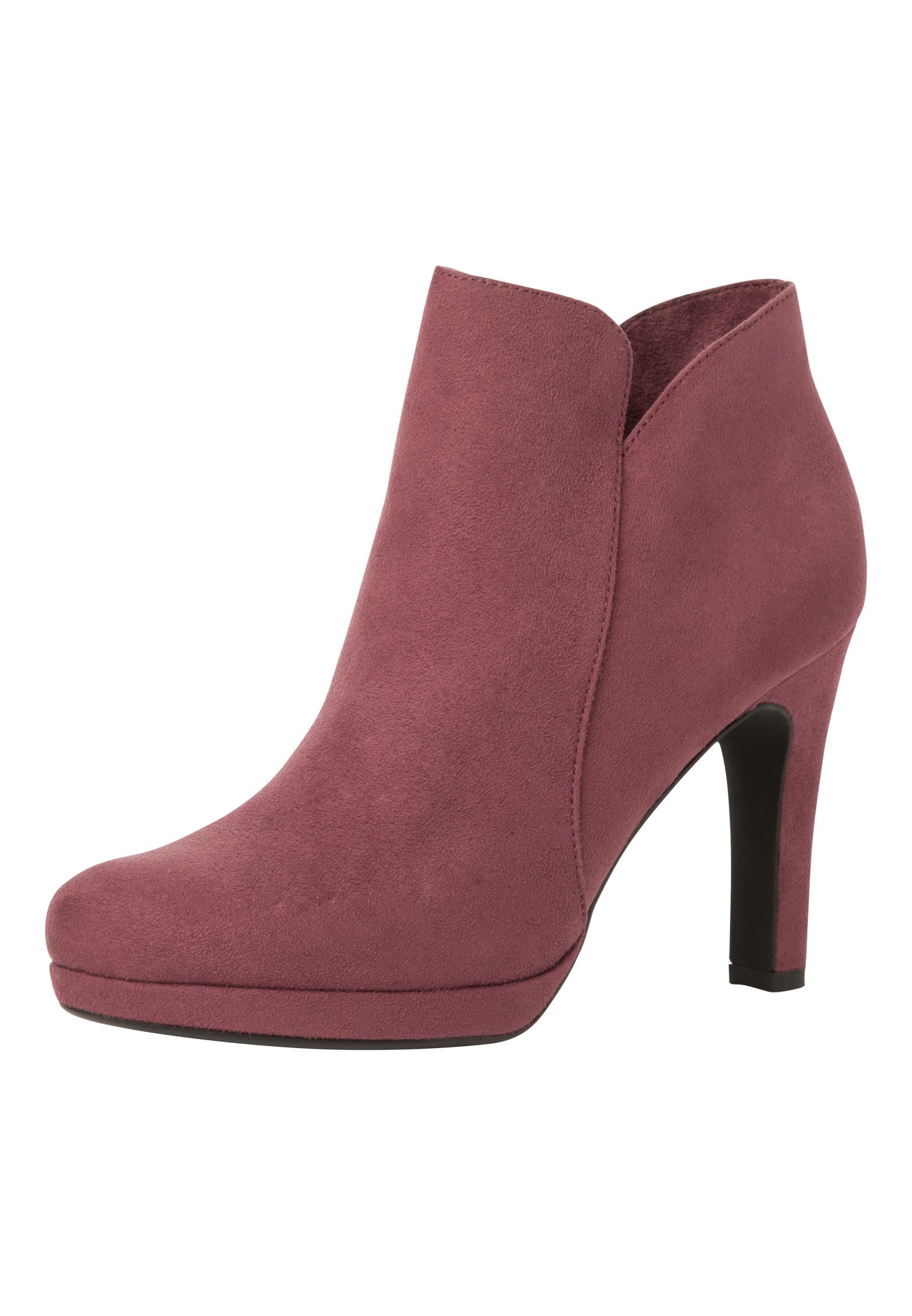 Tamaris Enkellaarsjes met hoge hak - grape/paars - Zalando.nl
