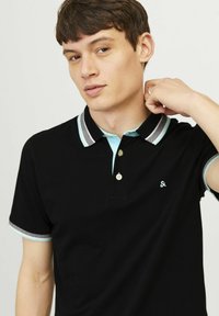 Jack & Jones PAULOS SS NOOS - Polo - black ink