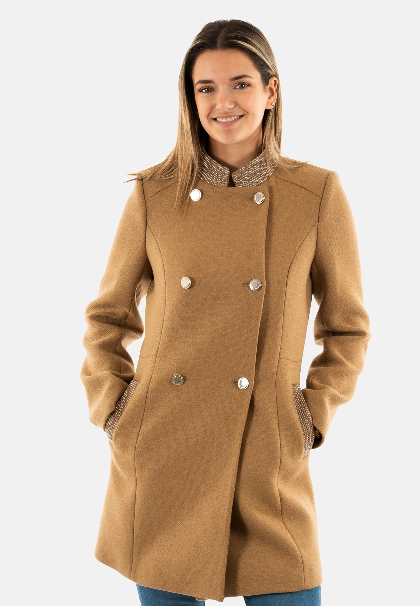 Manteau Court Manteau Femme Camel Mi Long Manteau Gassim Camel Femme