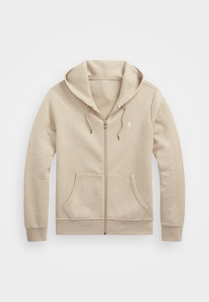 FULL ZIP HOODIE - Camisola com fecho - sand heather