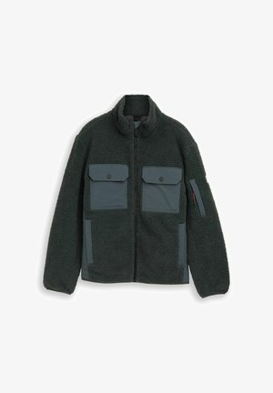 TOM TAILOR, TOM TAILOR JACKEN TEDDY JACKE MIT TASCHEN - Fleece jacket - darkest olive