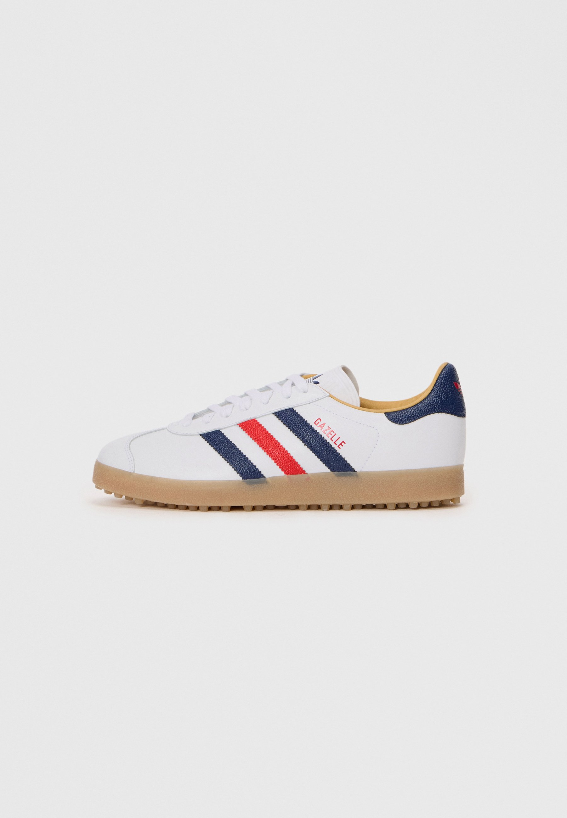 adidas Golf Originals GAZELLE UNISEX - Golf shoes -  white/darkblue/red/white - Zalando.ie