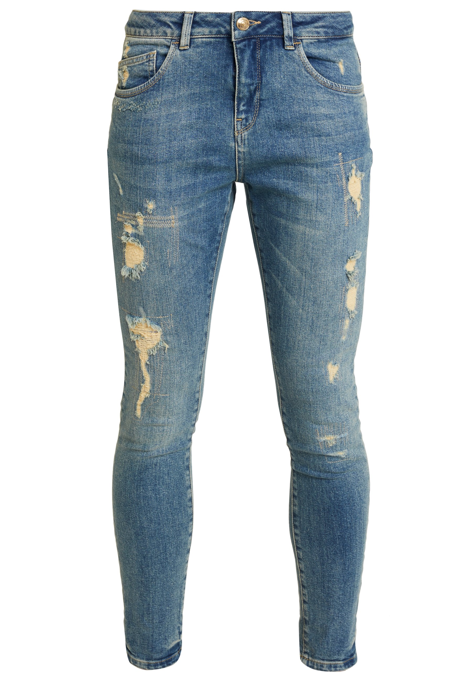 Mos Mosh BRADFORD WORKED Jeans Skinny Fit blue denim Mos Mosh BRADFORD WORKED - Jeans Skinny Fit - blue denim