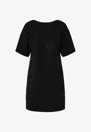LIU JO, LIU JO KNIT DRESS WITH RHINESTONES - Cocktail φόρεμα / Φόρεμα για πάρτι - black