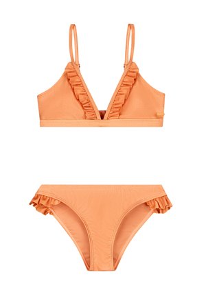 BLAKE FIXED RUFFLE SET - Bikini - orange peach