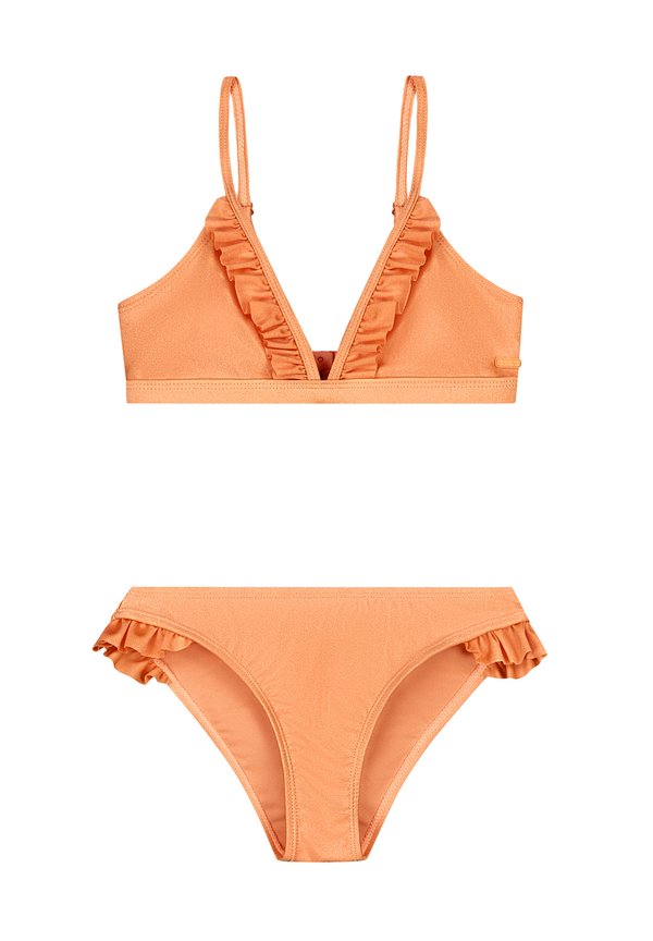 BLAKE FIXED RUFFLE SET - Bikini - orange peach