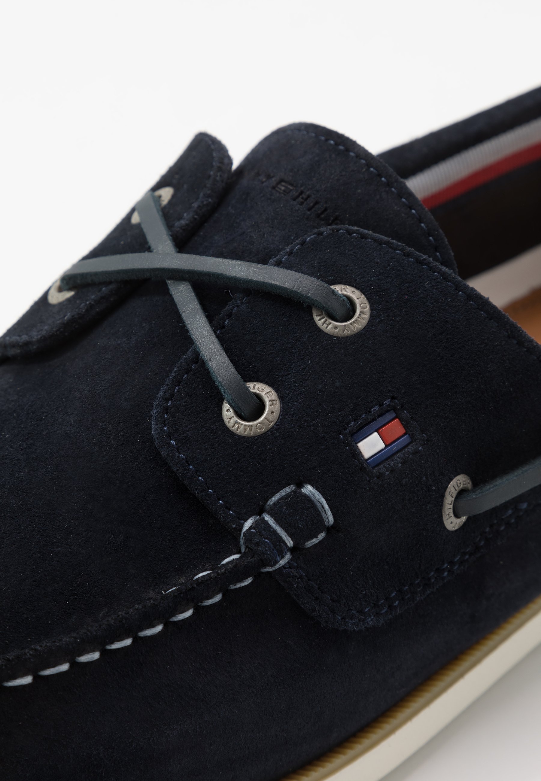 Tommy Hilfiger CLASSIC BOAT SHOE - Bootschoenen - blue/Blauw - Zalando.nl