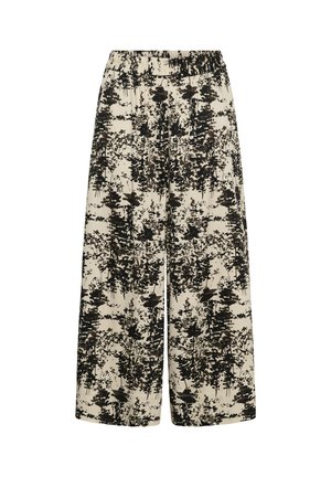 Soaked in Luxury, SLNAELLE PRINTED PANTS - Pantalon classique - oatmeal forest