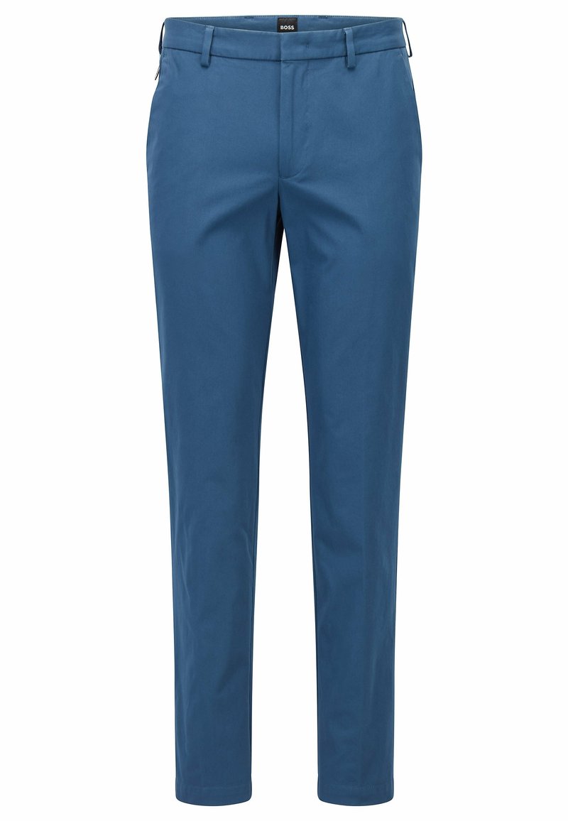 BOSS Tygbyxor - dark blue