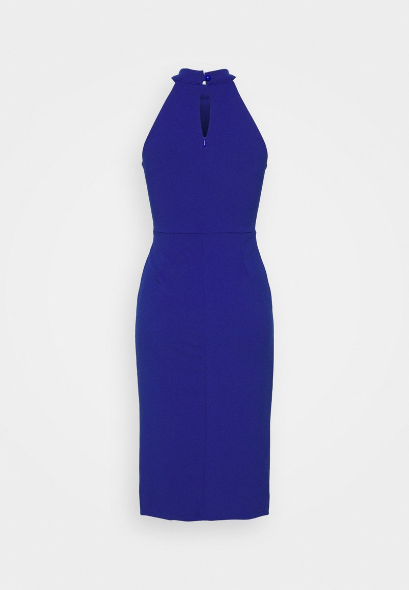 WAL G PETITE JULIET HALTER NECK MIDI DRESS - Cocktail dress / Party dress - electric  blue/dark blue - Zalando.ie